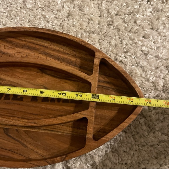 🏈 NEW/UNUSED Game Time Football Charcuterie Snack Tray - Picture 2 of 11